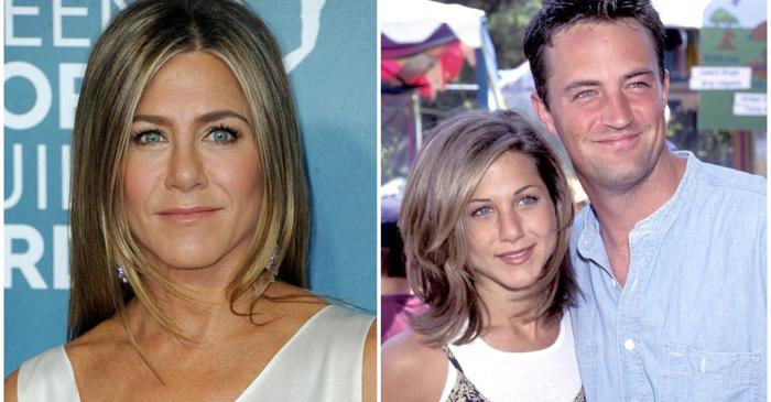 Mesajul emotionat pe care Jennifer Aniston l-a primit de la Matthew Perry cand erau colegi in „Friends”