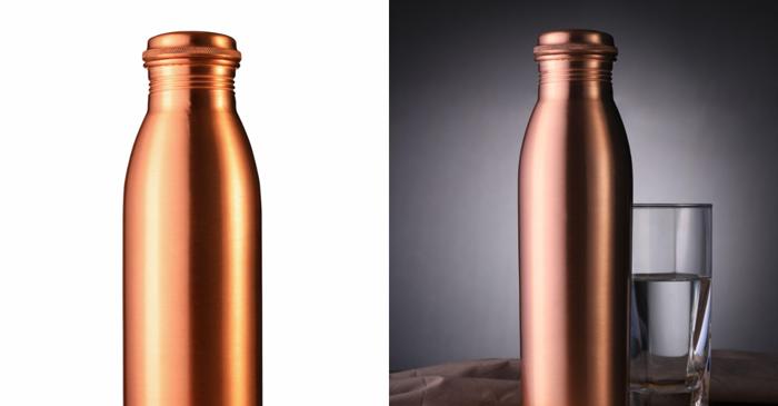 Sticlele din cupru transformă apa în elixir pentru sănătate