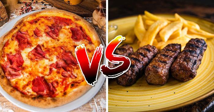 Micii cu cartofi prăjiți conțin cu 463 de calorii mai mult decât o pizza